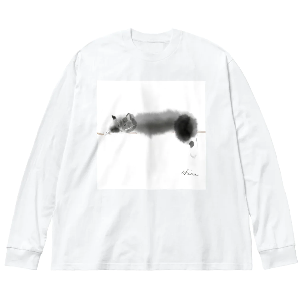 C Nのノルウェージャンフォレストキャット Big Long Sleeve T-Shirt