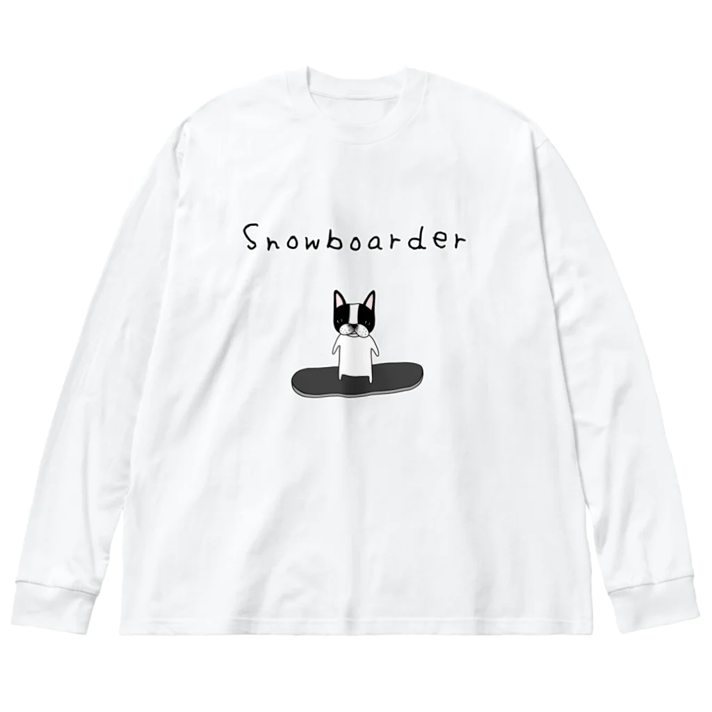 麦畑のフレブルのスノーボーダー Big Long Sleeve T-Shirt