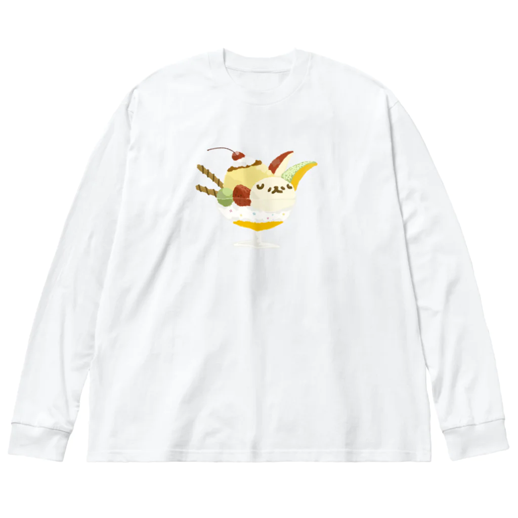 しいくいんのSUNDAYつら犬サンデー Big Long Sleeve T-Shirt