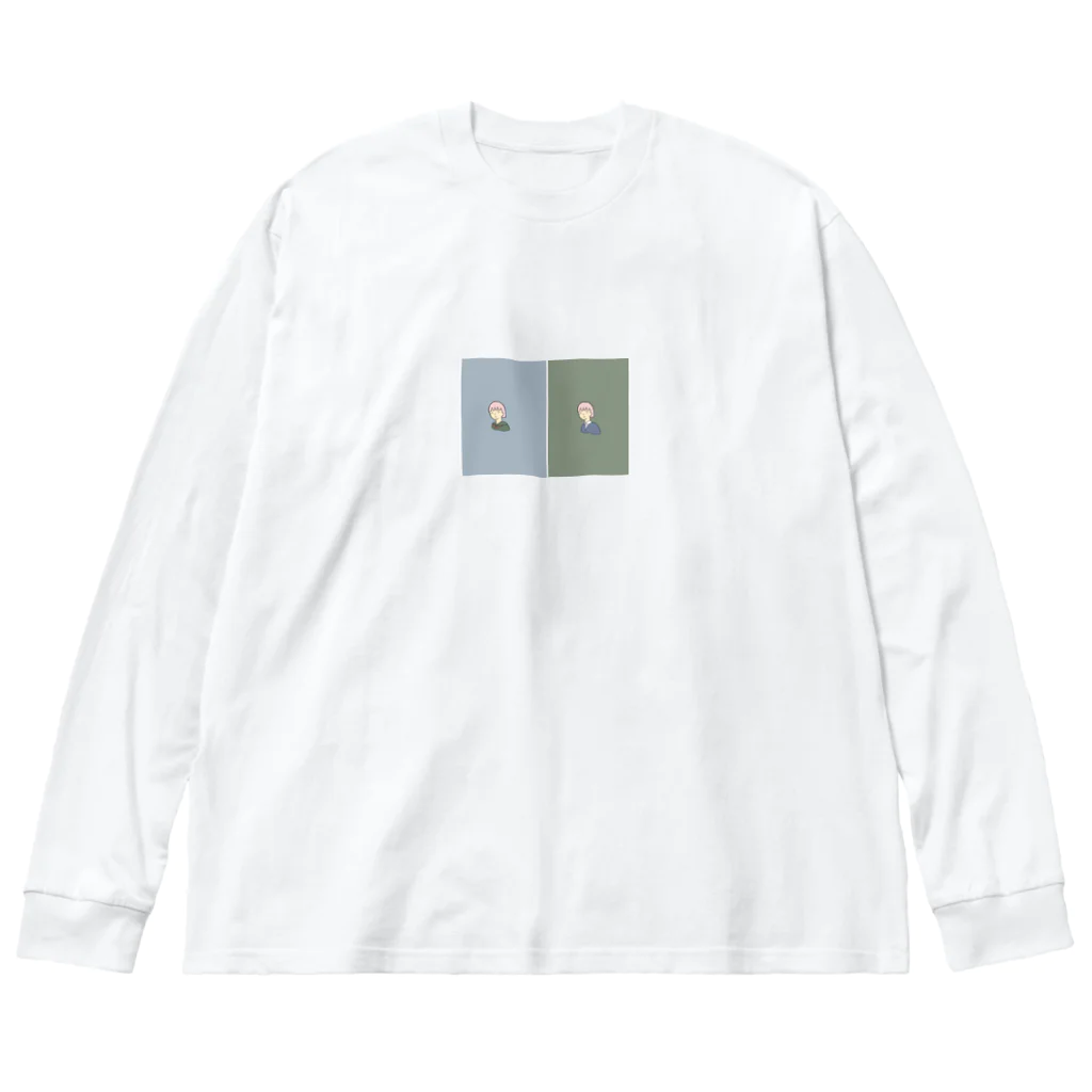 okomeのセーラーとブレザー着てる女の子！ Big Long Sleeve T-Shirt