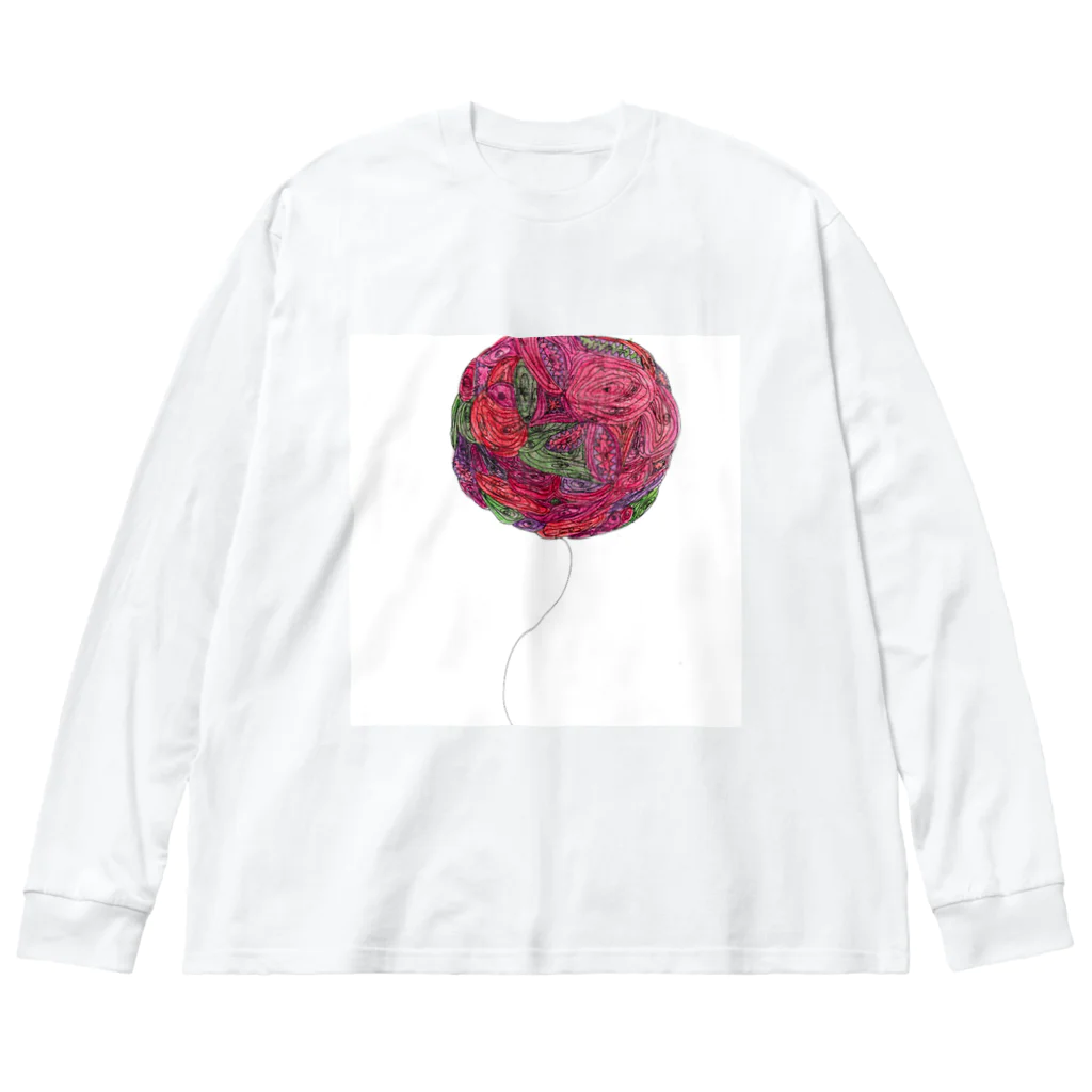 うまなすびの淡い風船 Big Long Sleeve T-Shirt