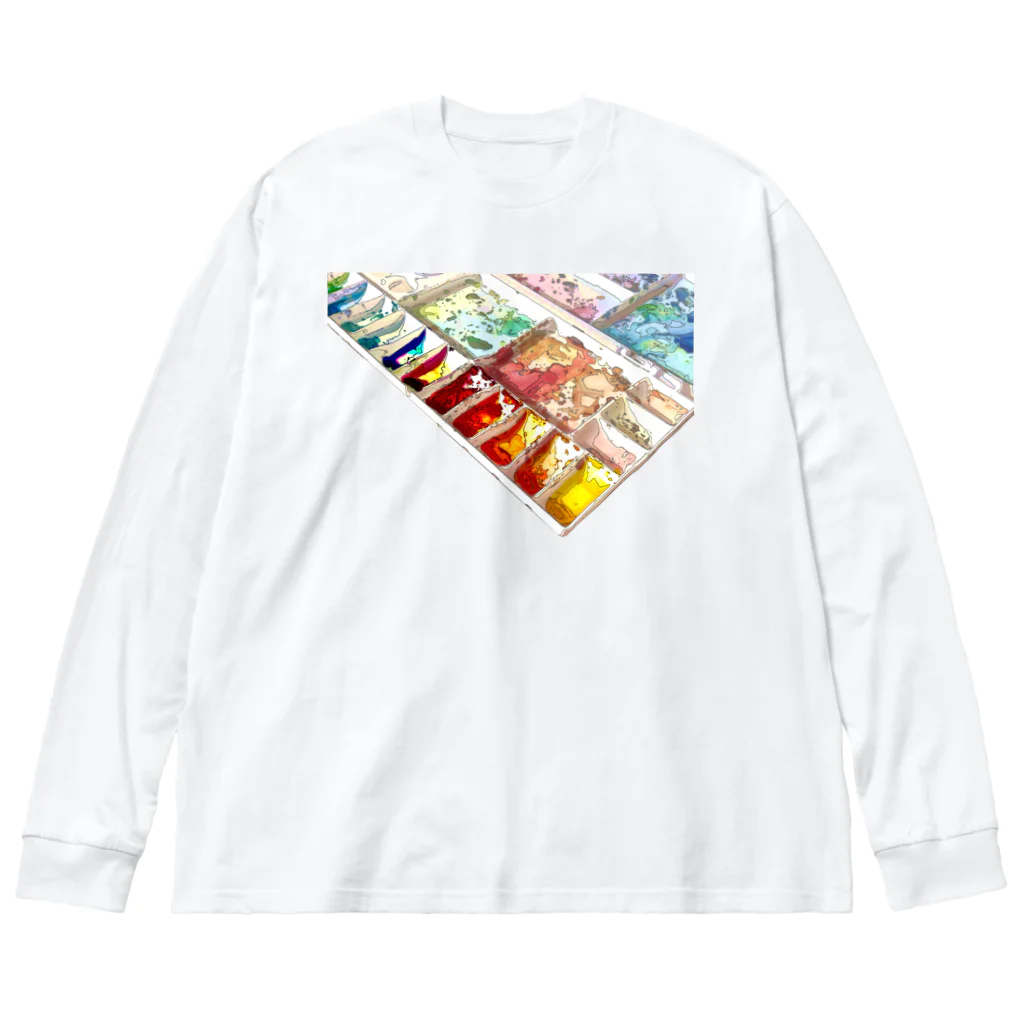 睦月のパレット Big Long Sleeve T-Shirt