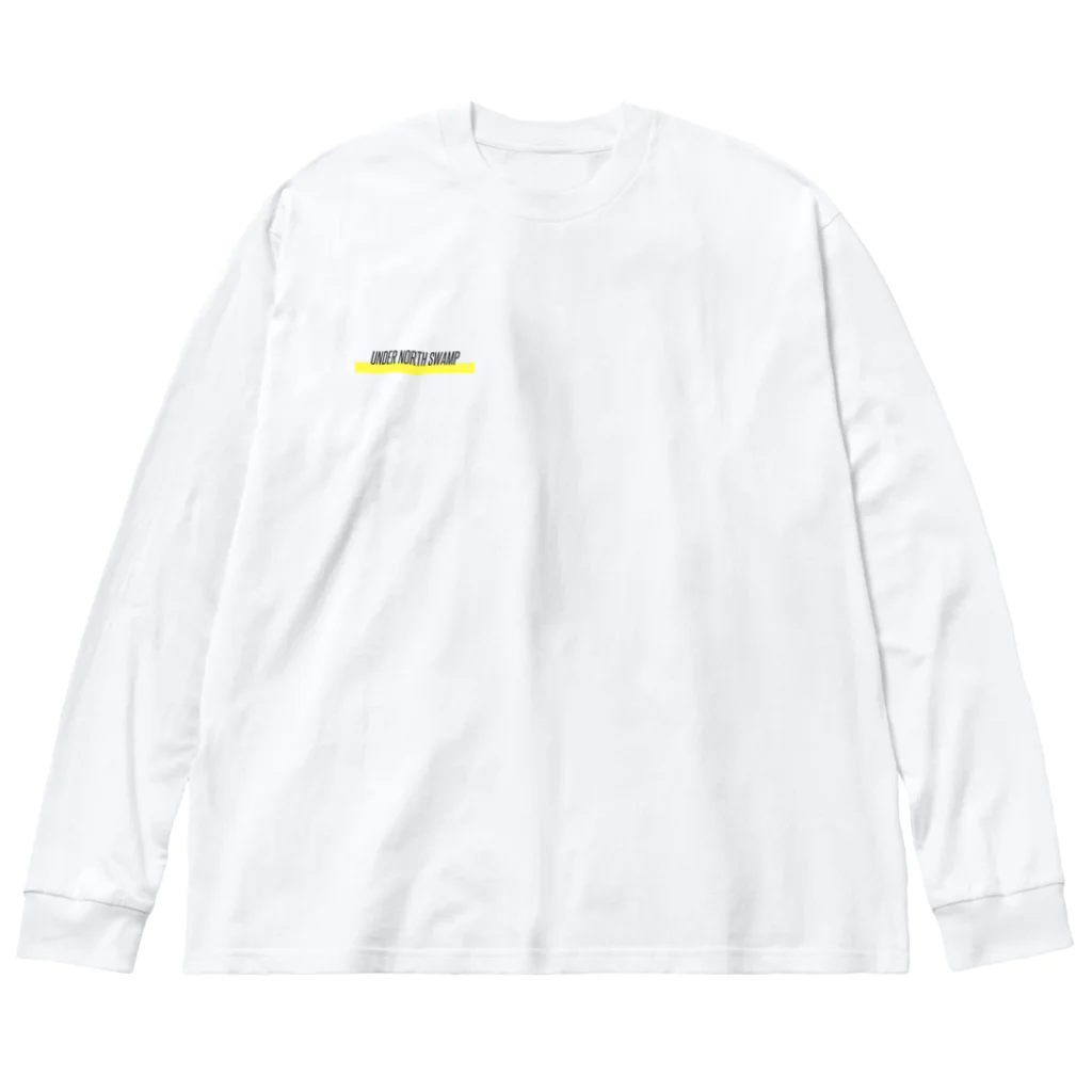 し"ょーし"のUNDER NORTH SWAMPビッグシルエットロングスリーブTシャツ（ロゴブラック） ビッグシルエットロングスリーブTシャツ