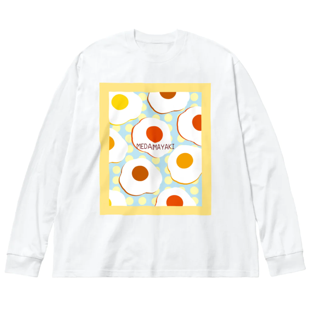 hr. grassのMEDAMAYAKI ビッグシルエットロングスリーブTシャツ