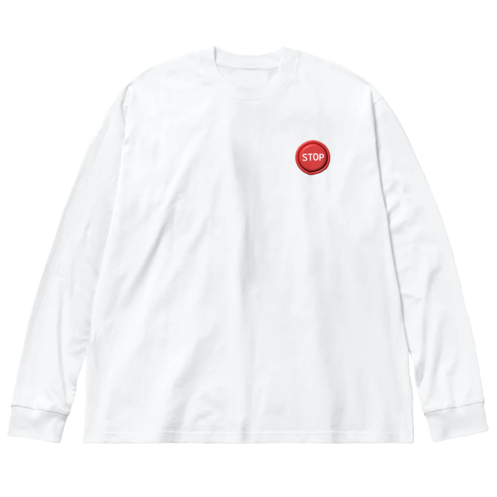 takopon_LINEのSTOPボタン Big Long Sleeve T-Shirt