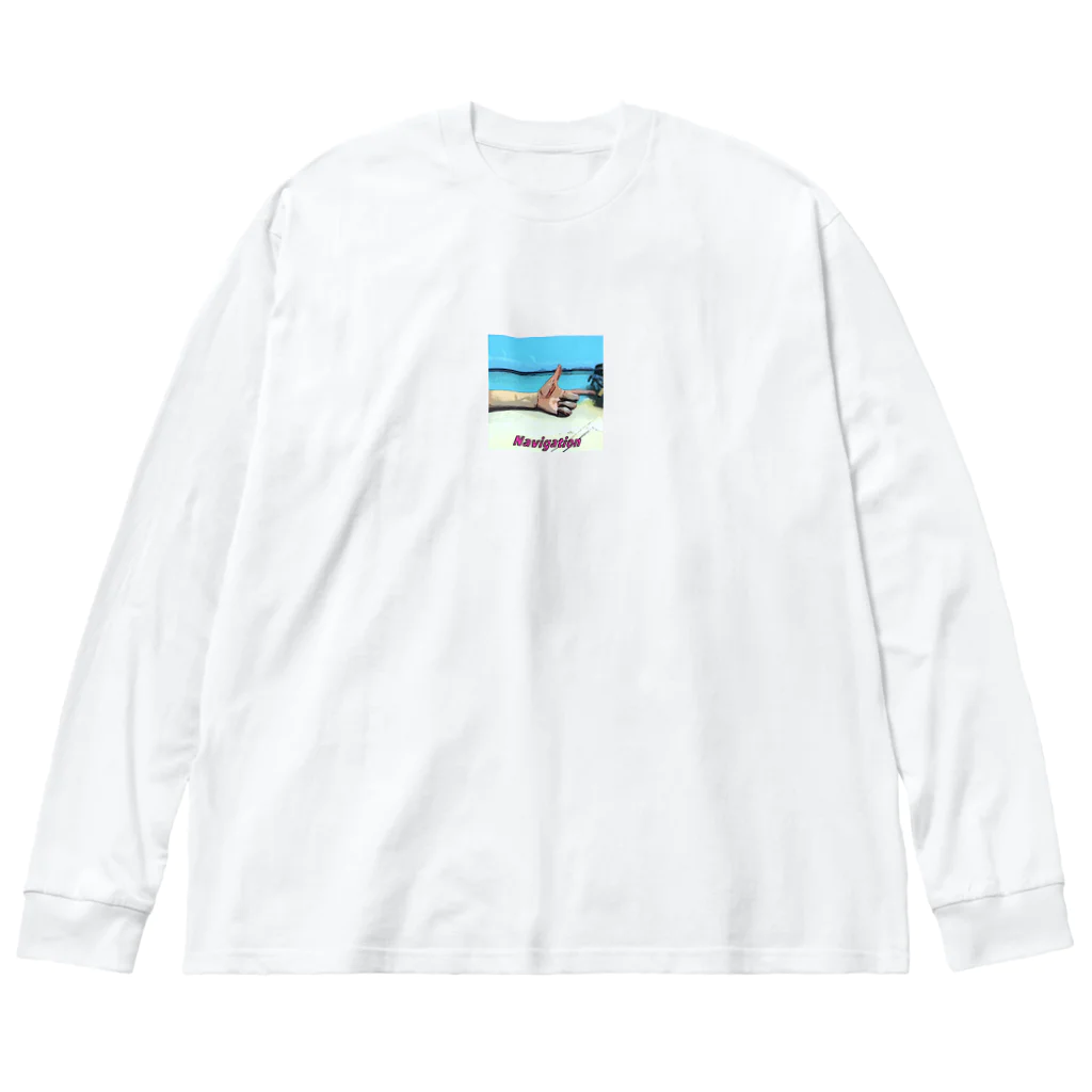 AugustSlumberのNavigation T Long ビッグシルエットロングスリーブTシャツ