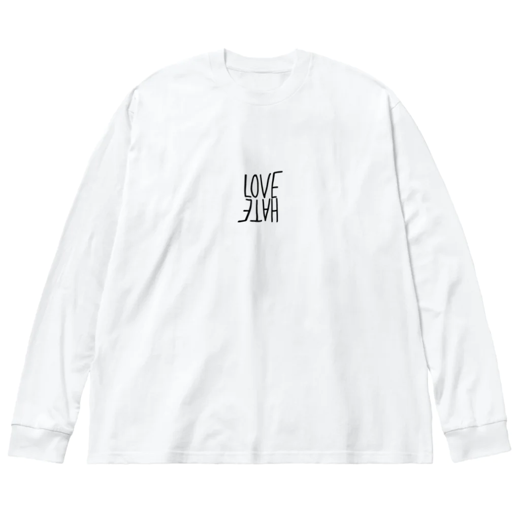 LightsMEのLOVE／HATE Big Long Sleeve T-Shirt
