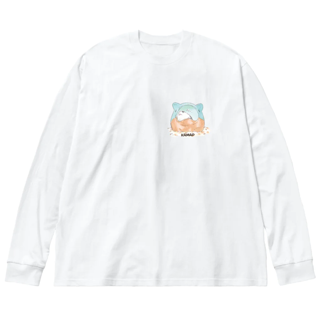 KAMAP ＆ Ricaの【KAMAP】すやすやジャンガリアン Big Long Sleeve T-Shirt