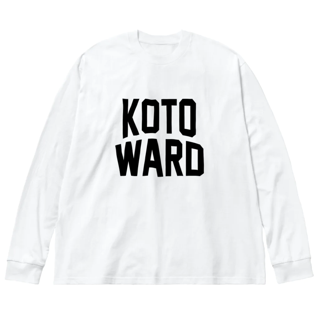 JIMOTO Wear Local Japanの江東区 KOTO WARD ビッグシルエットロングスリーブTシャツ