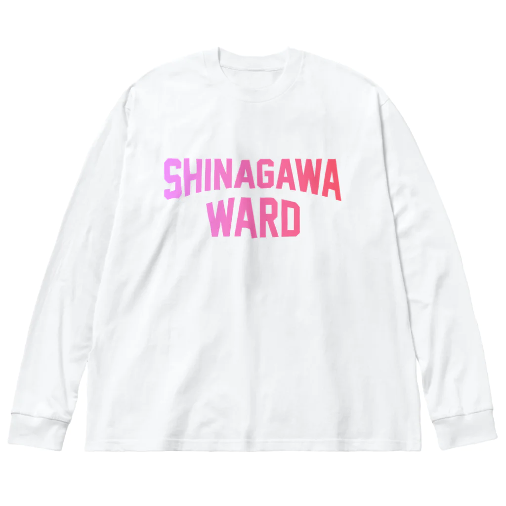 JIMOTO Wear Local Japanの品川区 SHINAGAWA WARD ビッグシルエットロングスリーブTシャツ