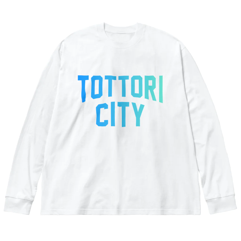 JIMOTOE Wear Local Japanの鳥取市 TOTTORI CITY Big Long Sleeve T-Shirt