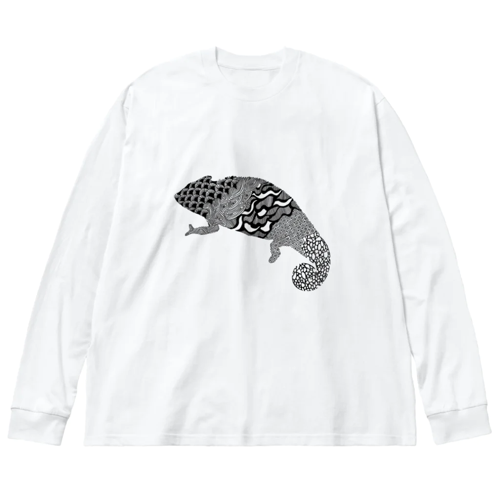 新谷べにのパンサーカメレオン Big Long Sleeve T-Shirt