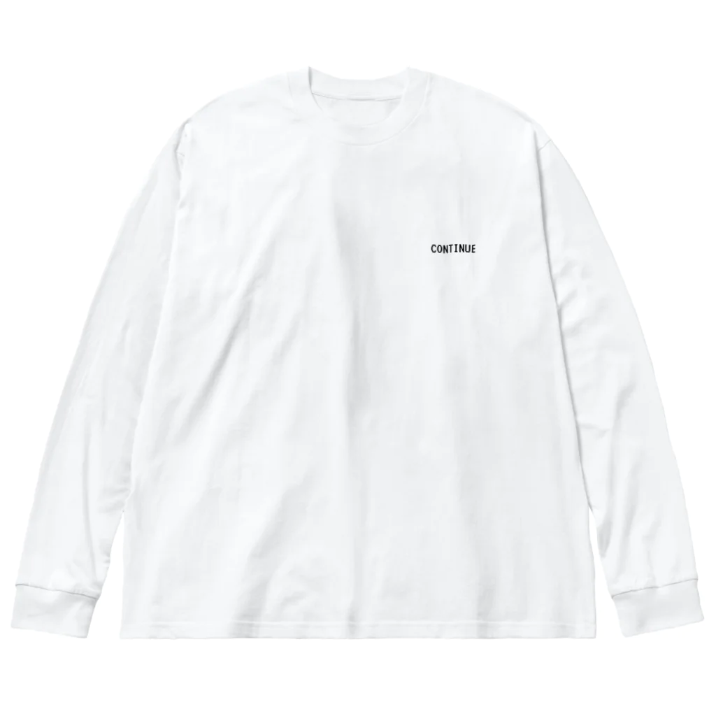 のりさんの店のCONTINUE ビッグシルエットロングスリーブTシャツ