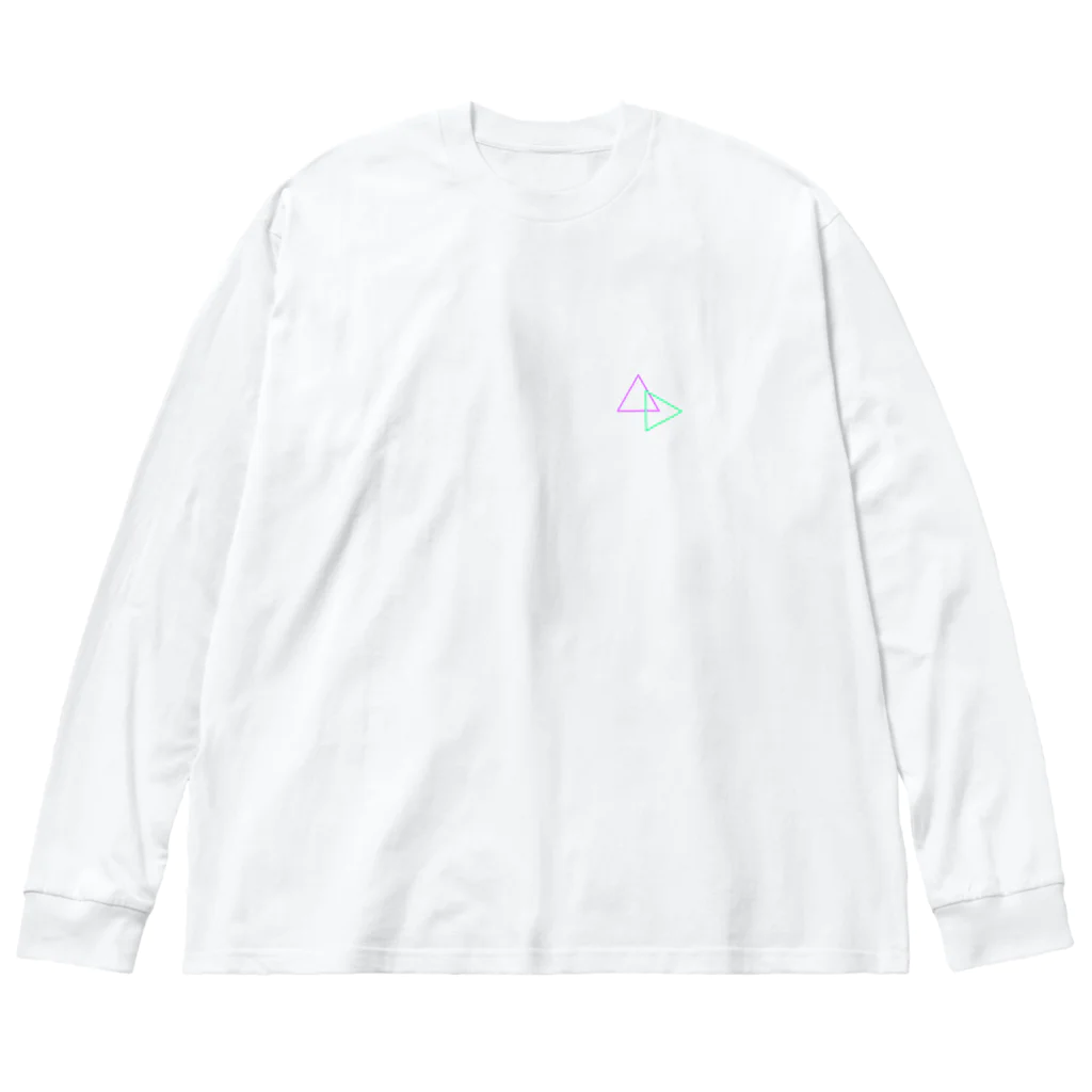 april2のさよならさんかく ビッグシルエットロングスリーブTシャツ