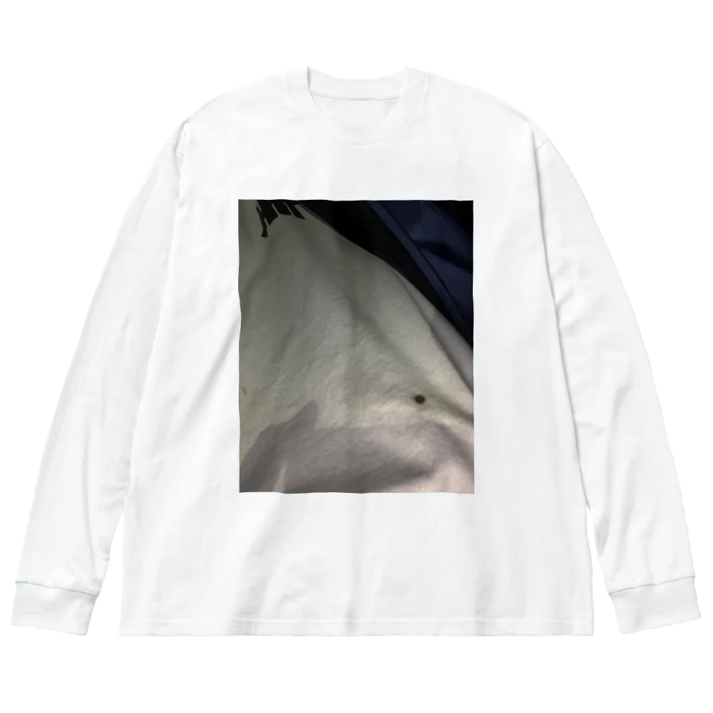 fukazauのロンTin火種で焦がしたロンT Big Long Sleeve T-Shirt