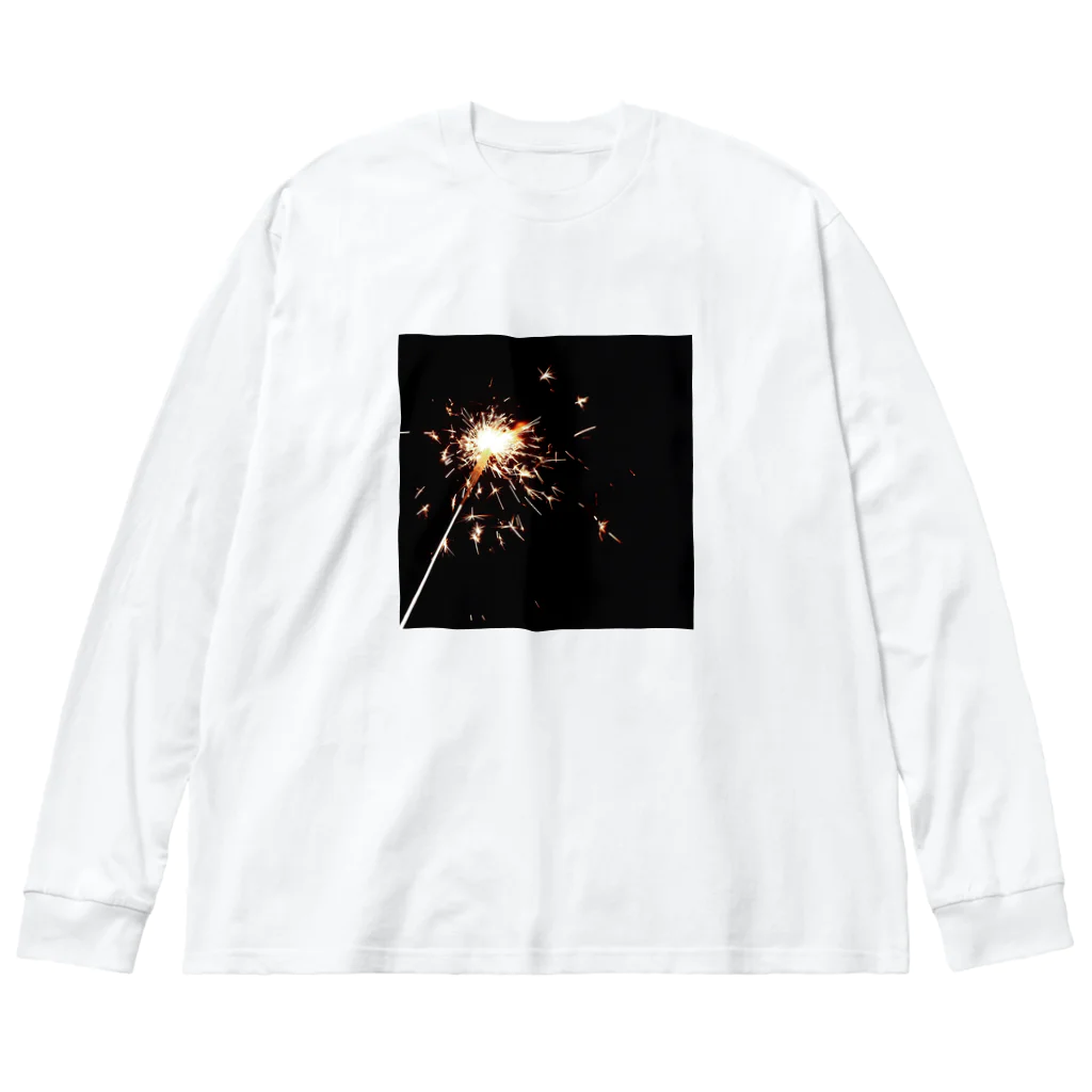 micro worldの線香花火 Big Long Sleeve T-Shirt