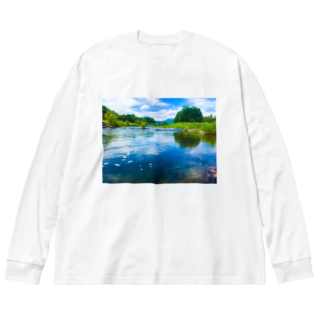 アルチンボルディ社の荒川(in栃木) Big Long Sleeve T-Shirt