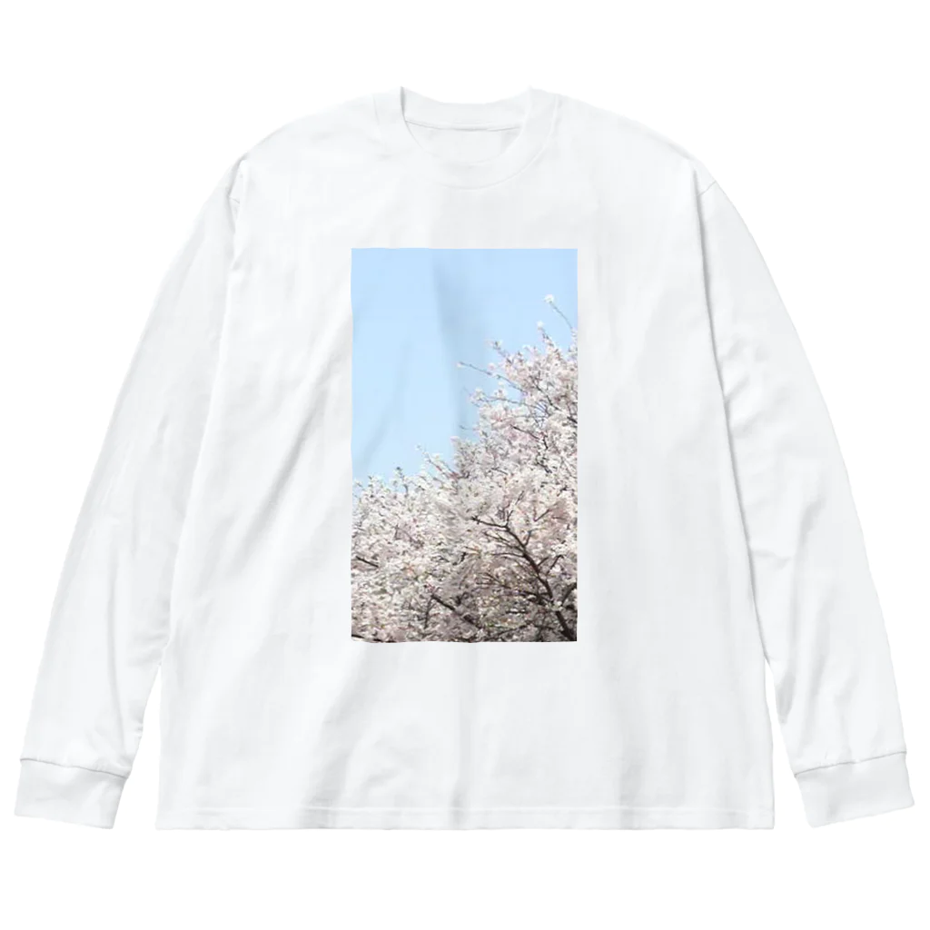 綺麗何学模様の桜 Big Long Sleeve T-Shirt