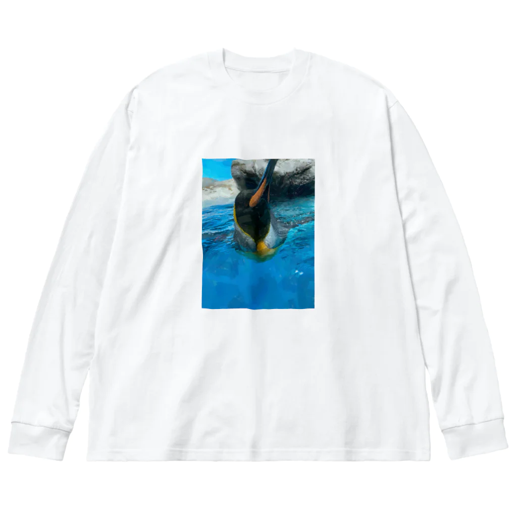 robipanのペンギン ビッグシルエットロングスリーブTシャツ