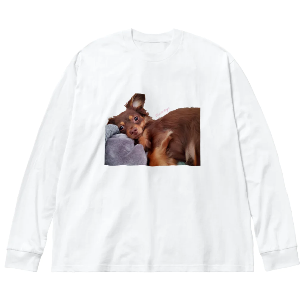 lovedogsの#Lovedogs Big Long Sleeve T-Shirt