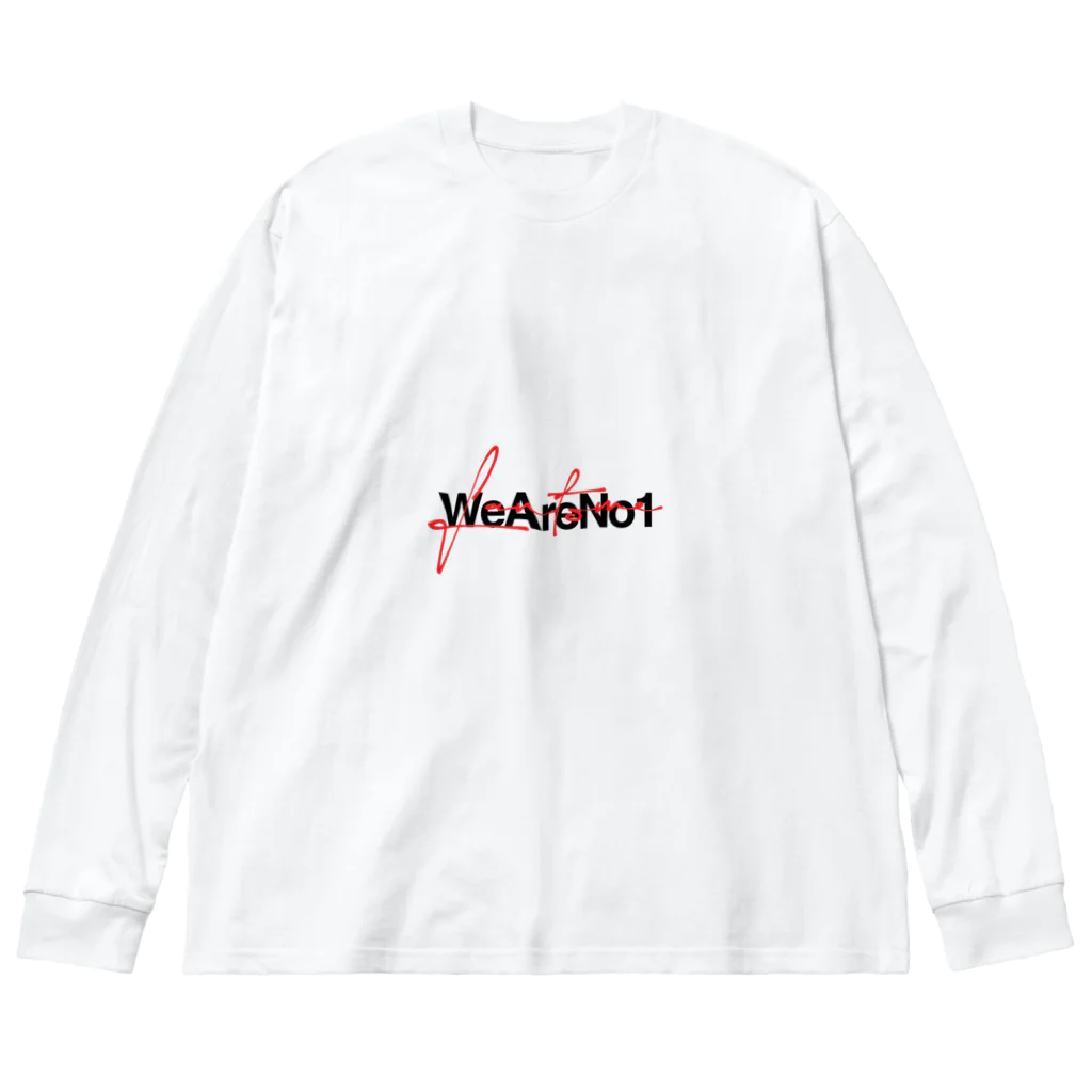 MiNiのWeAreNo1 スリーブTシャツ Big Long Sleeve T-Shirt