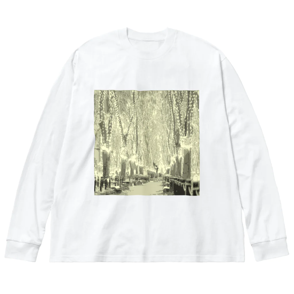 Danke Shoot Coffeeの光のページェント Big Long Sleeve T-Shirt