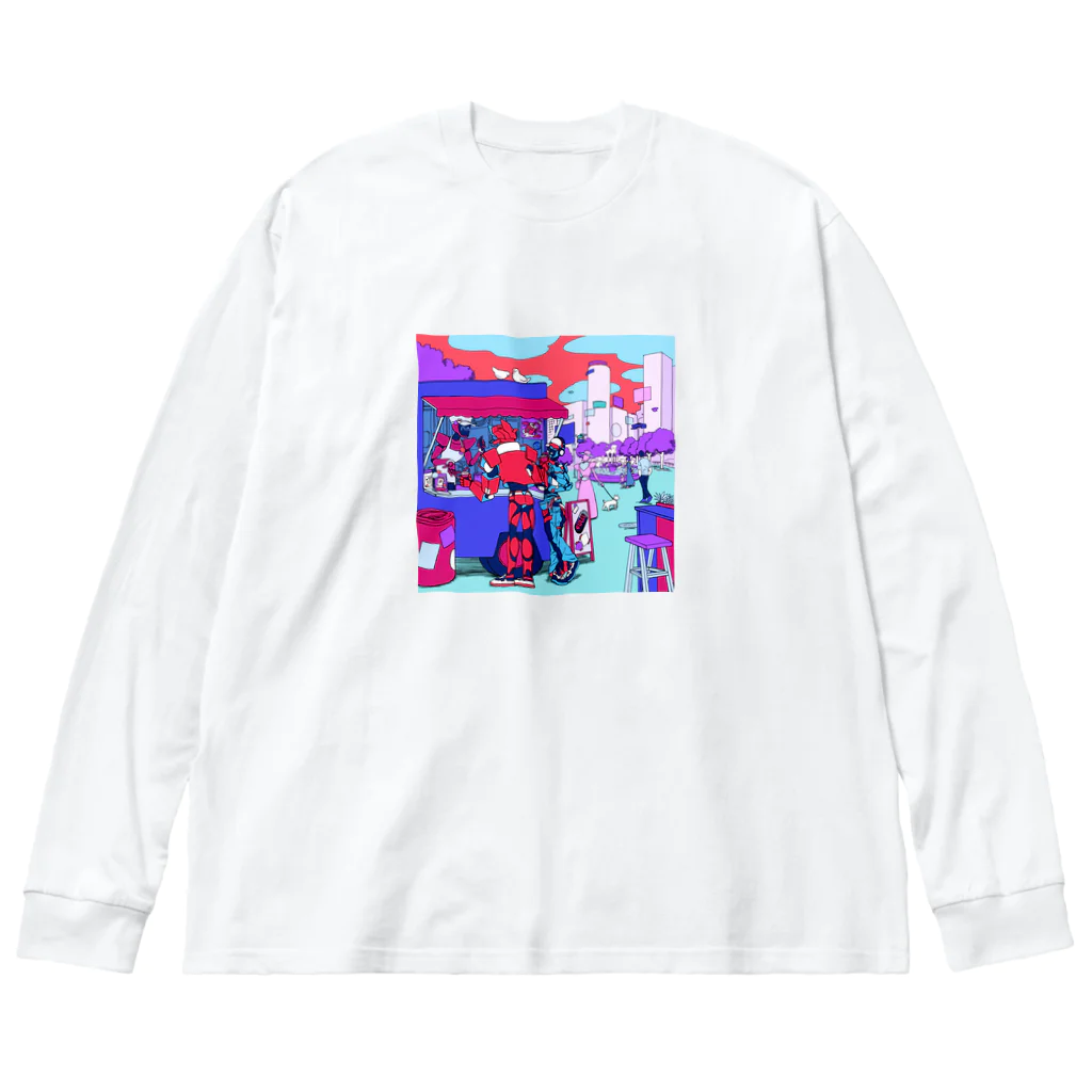 しのびやしき　硯店のFULLにしてこうよ Big Long Sleeve T-Shirt