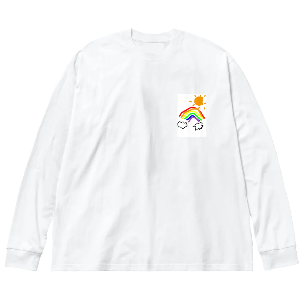 あさみんの虹 ビッグシルエットロングスリーブTシャツ