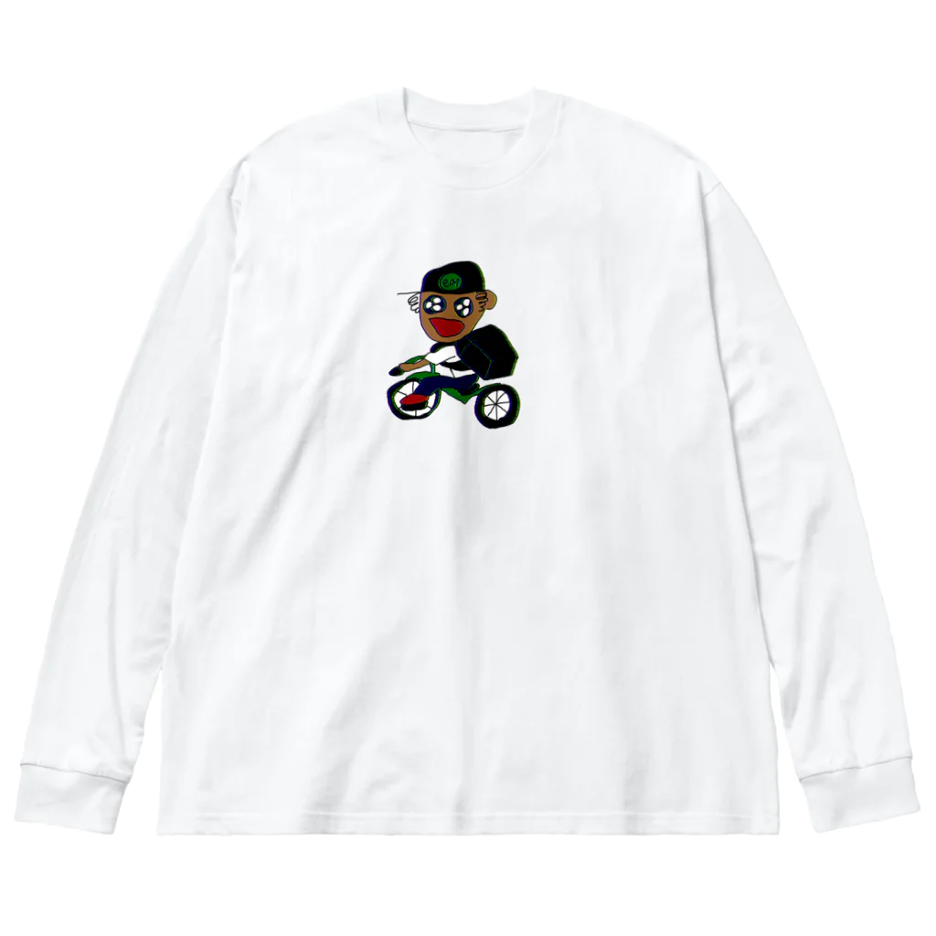 せんだい・サンタ・山田8世の施しの使者マイク Big Long Sleeve T-Shirt