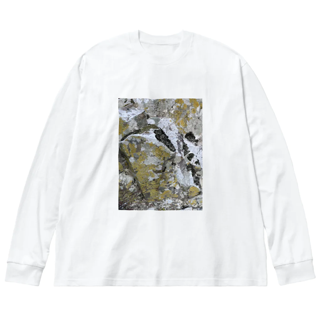 cucchaの岩肌 ビッグシルエットロングスリーブTシャツ