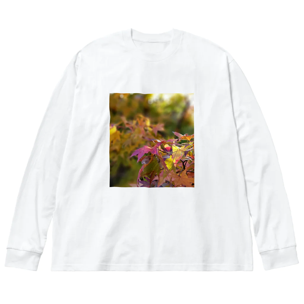 mariaMadeのもみじちゃん Big Long Sleeve T-Shirt