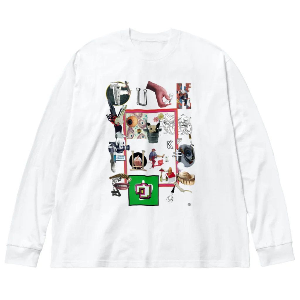 KIKUKUSURIのF**k you,f**kin` f**k! Big Long Sleeve T-Shirt