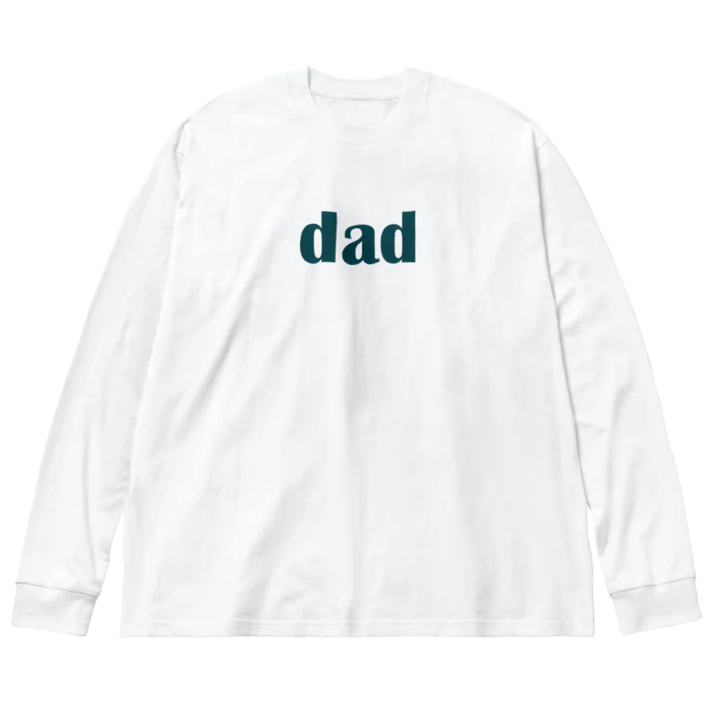 udawakaのお父さん（dad) ダッド Big Long Sleeve T-Shirt