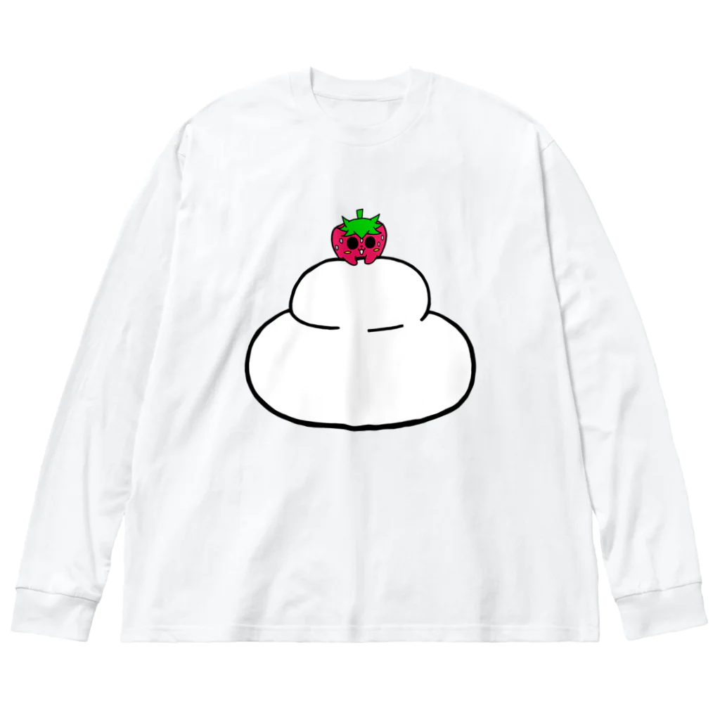 いちごのチーゴくん＆ゴーストベジタブルズのいちごのチーゴくん　鏡もち Big Long Sleeve T-Shirt