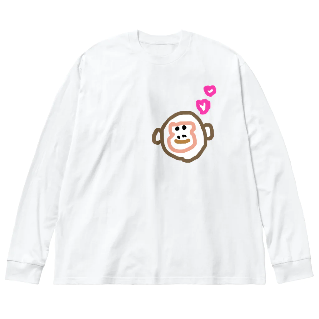 mapomapoのうほうほくん ビッグシルエットロングスリーブTシャツ