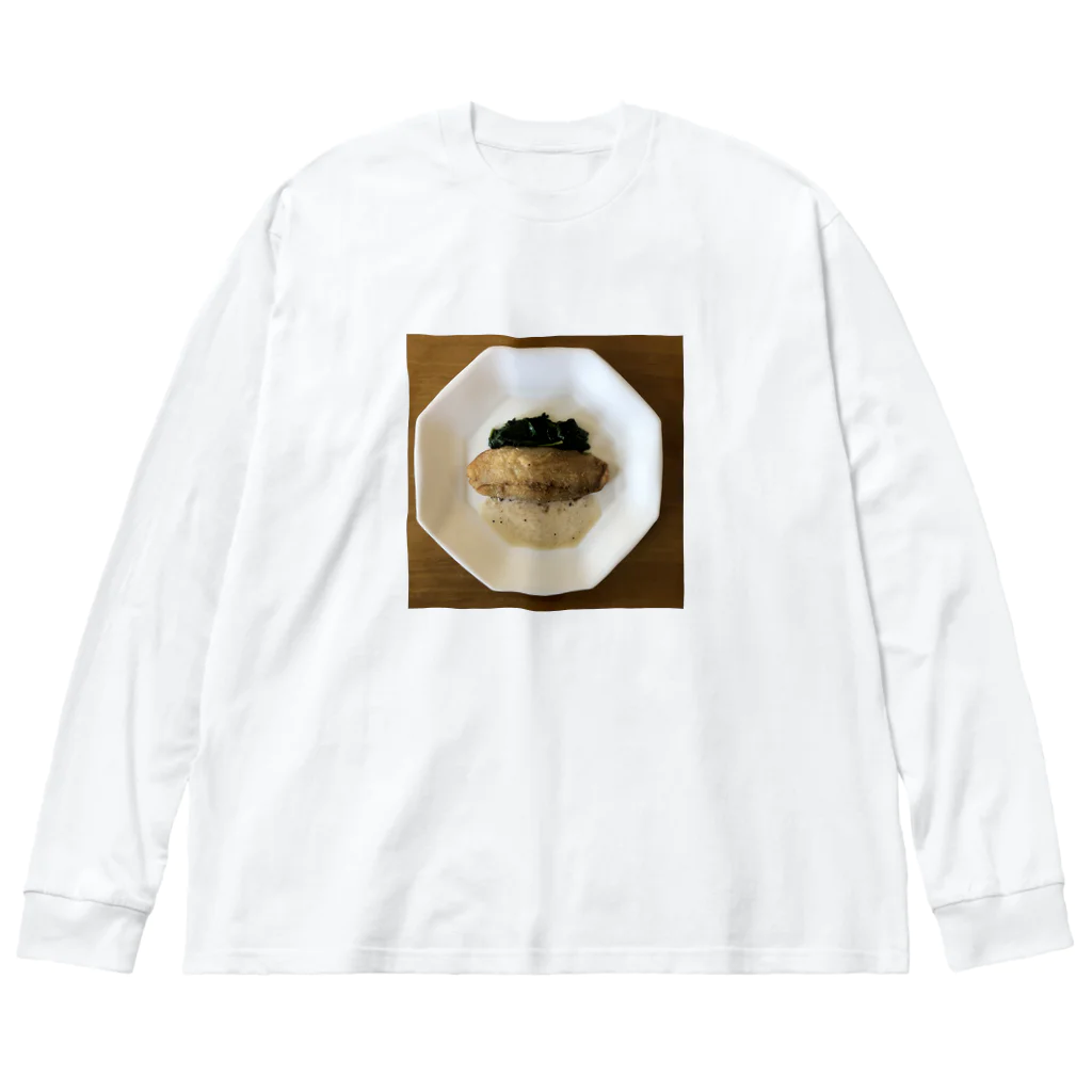 Zoninmallの舌平目のムニエル　お料理シリーズ　魚 Big Long Sleeve T-Shirt