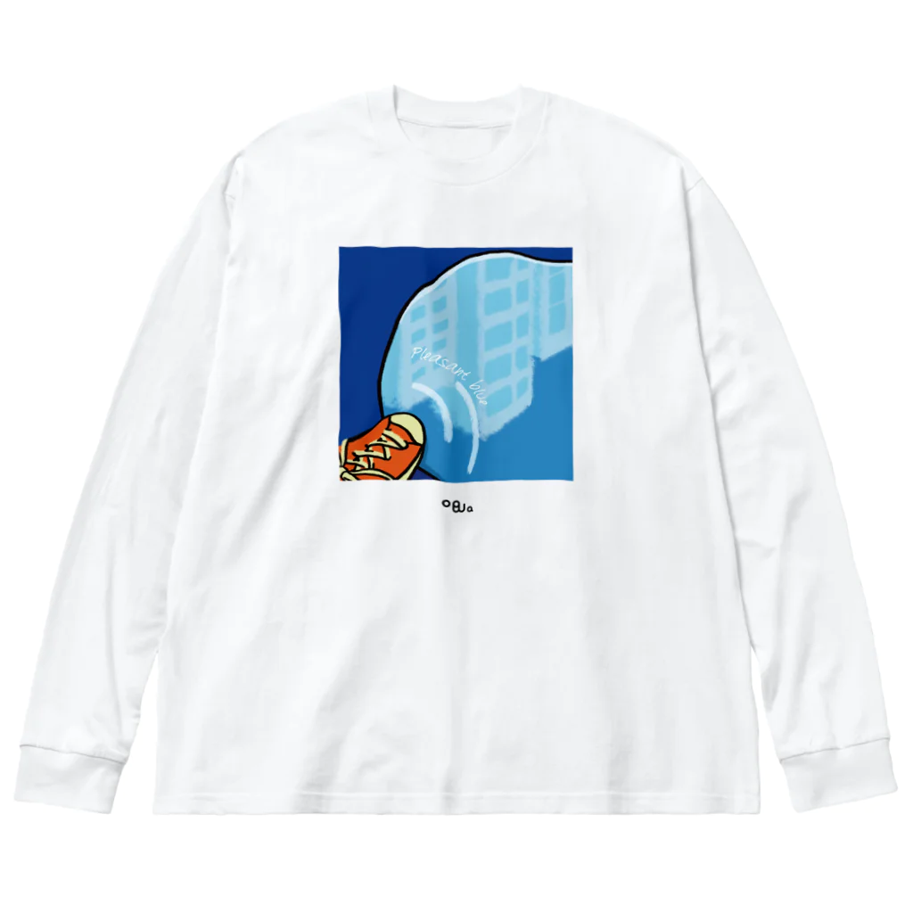 ogwの快青 ビッグシルエットロングスリーブTシャツ