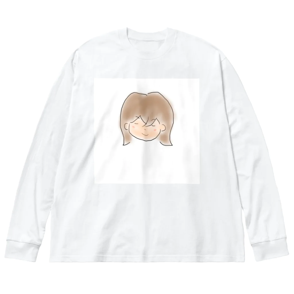 ゆったりショップのほほ笑み Big Long Sleeve T-Shirt