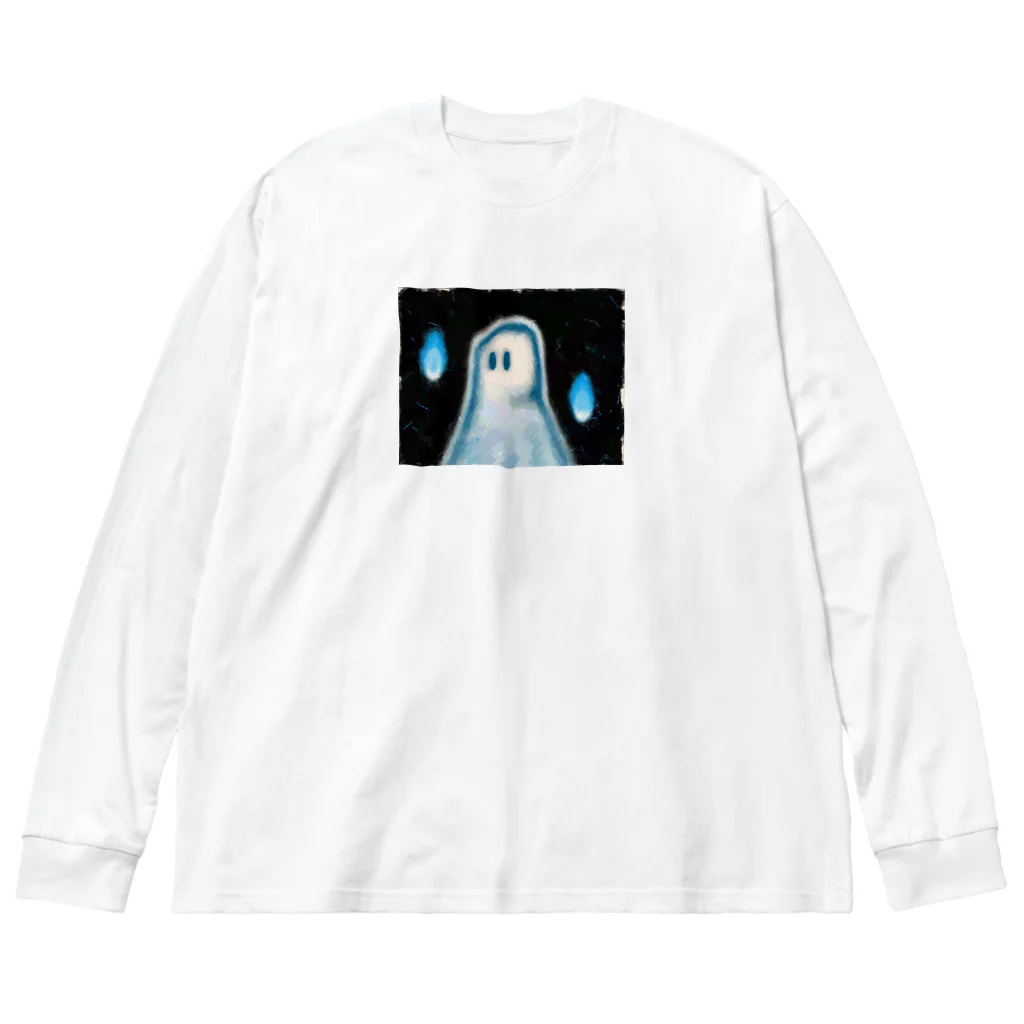 HachijuhachiのGHOST 👻 Big Long Sleeve T-Shirt