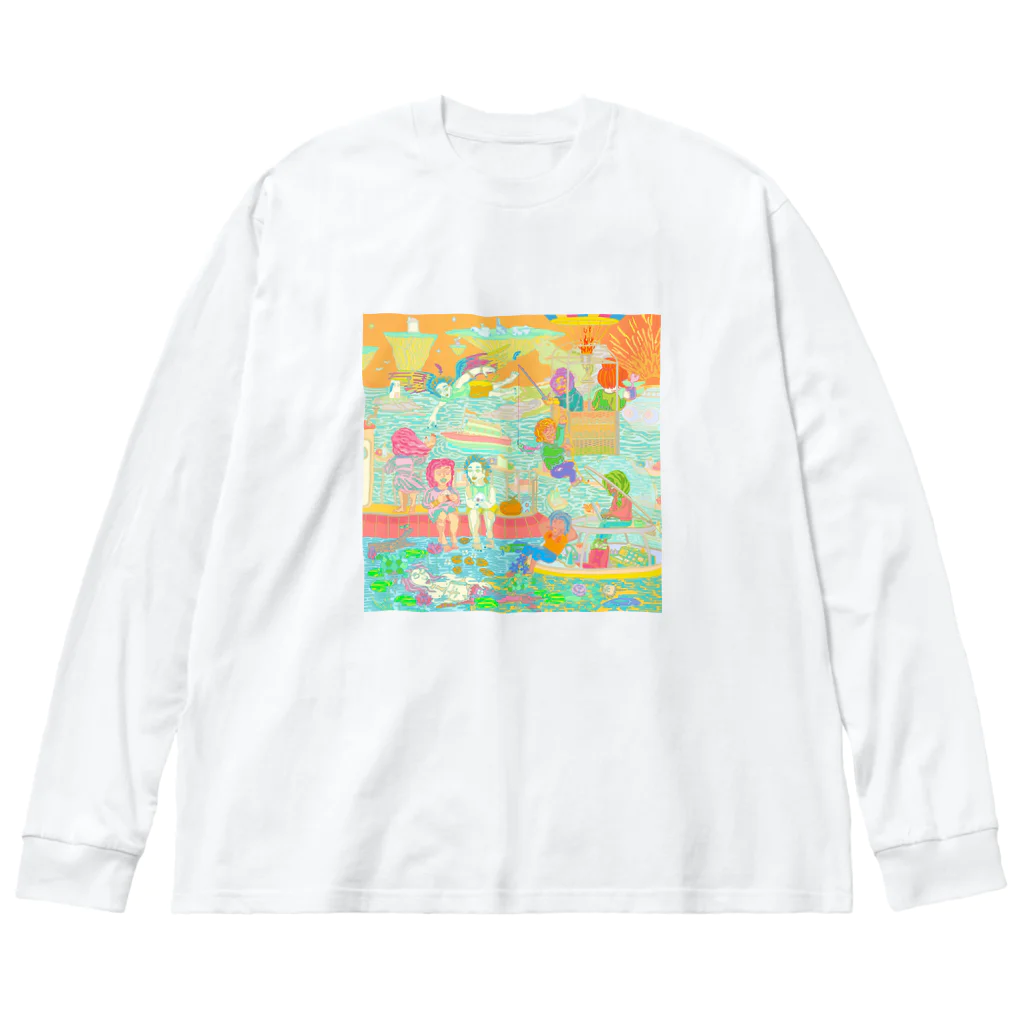 Mirai Gotoの　sunset ビッグシルエットロングスリーブTシャツ