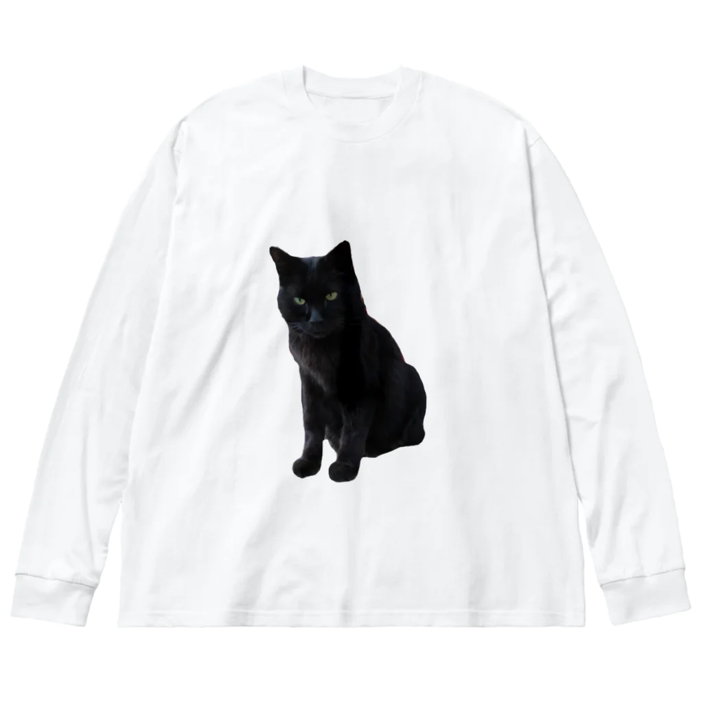 黒猫のふくちゃんの黒猫のふくちゃん Big Long Sleeve T-Shirt