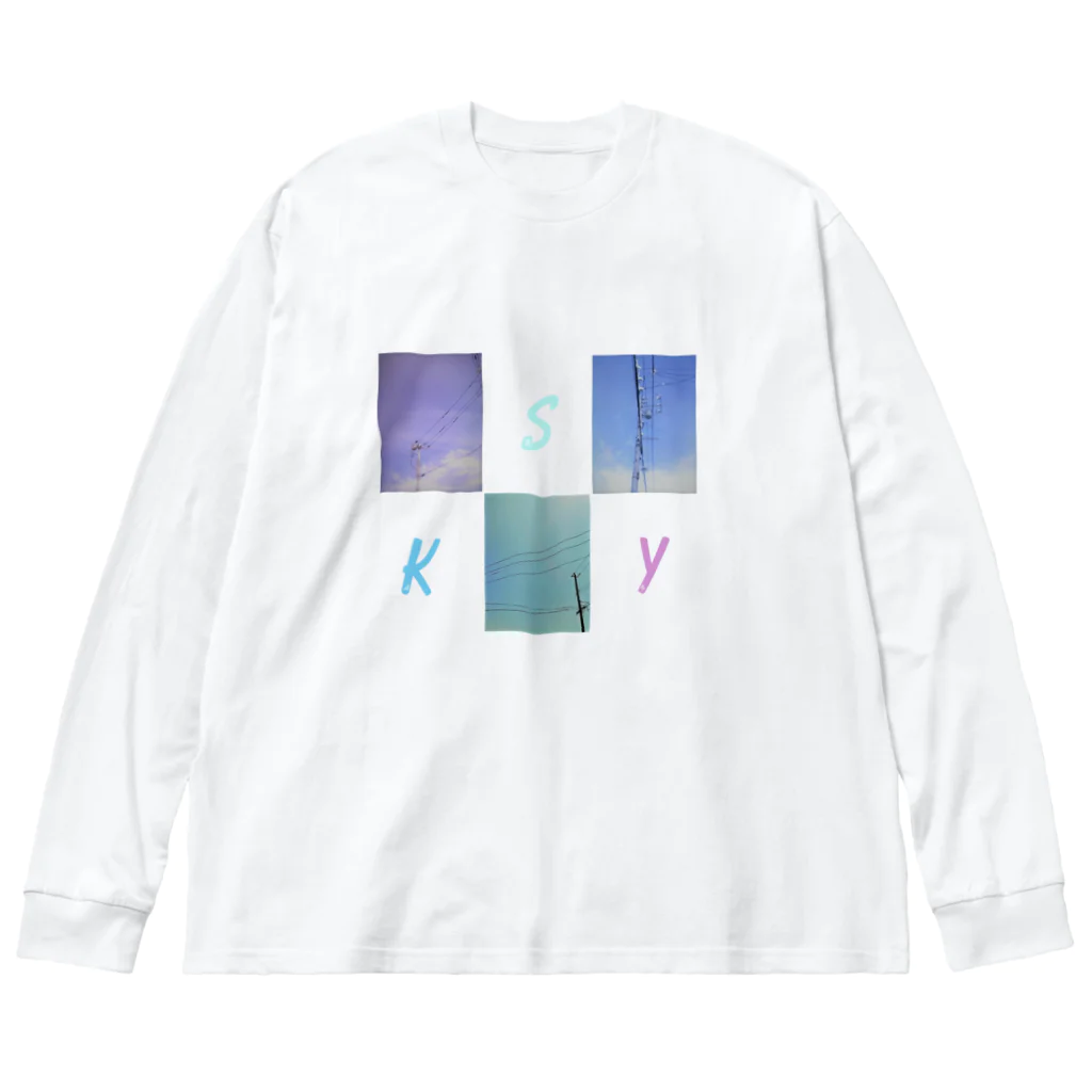 はちよんごのsky3 ビッグシルエットロングスリーブTシャツ