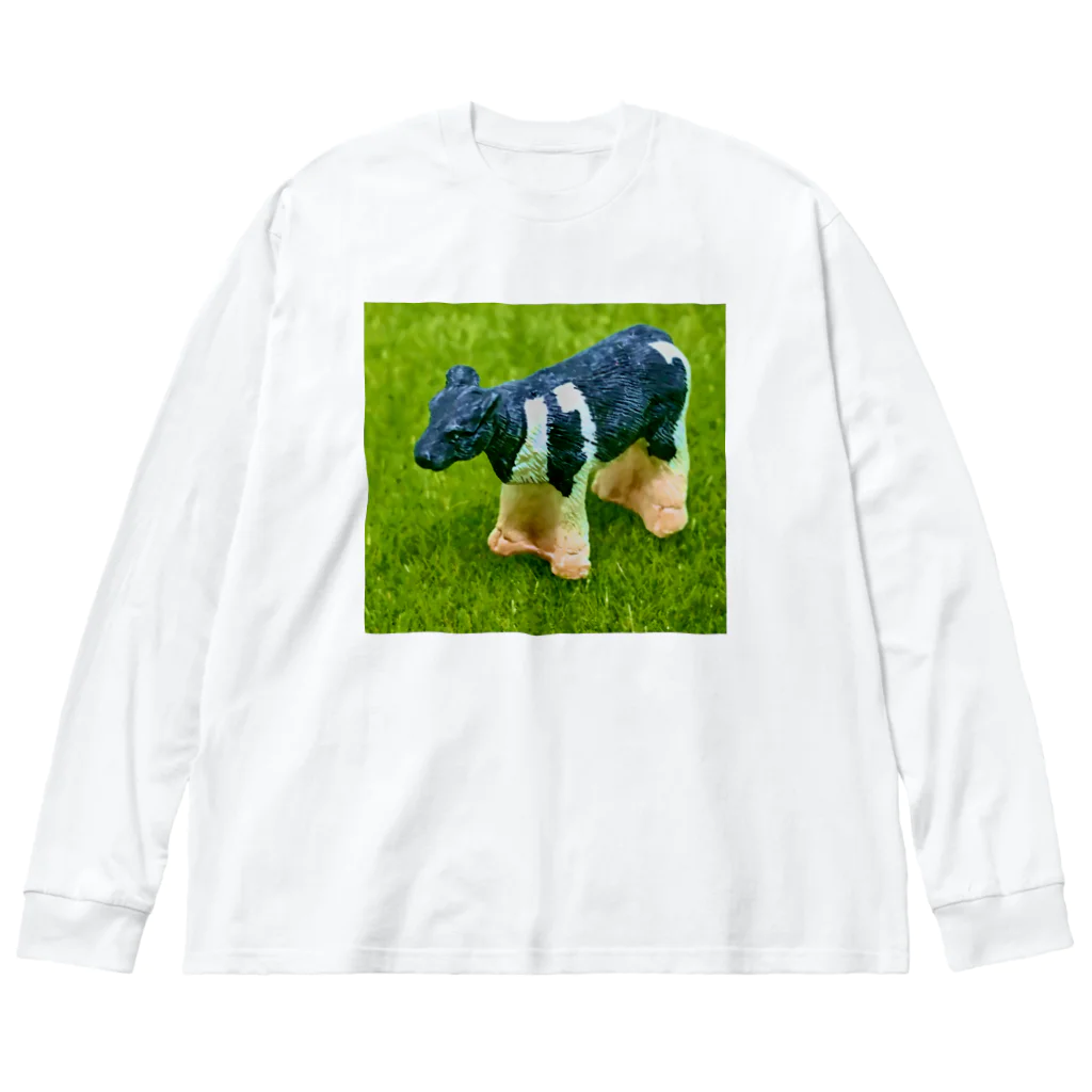 コナカマ通販SUZURI支店のCOW-2021 Big Long Sleeve T-Shirt
