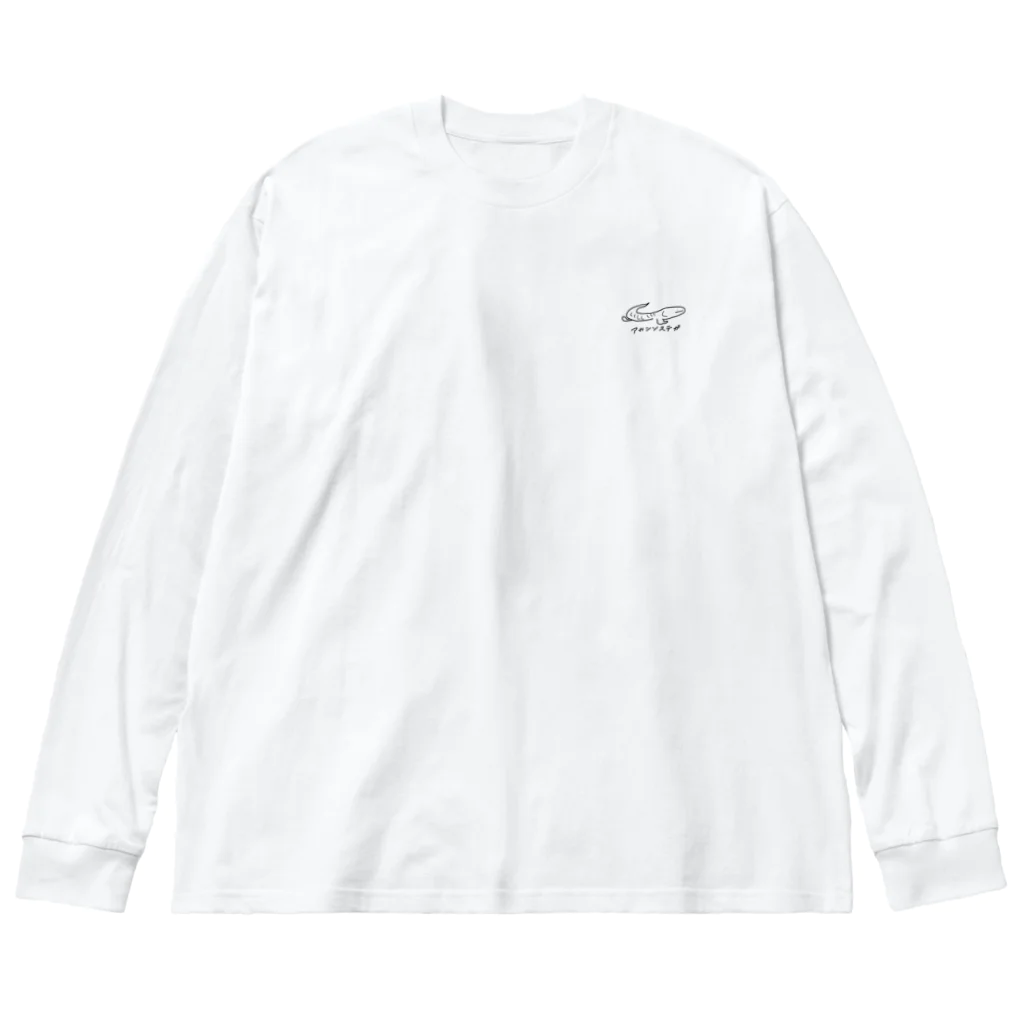 8464のアカンソステガ ビッグシルエットロングスリーブTシャツ