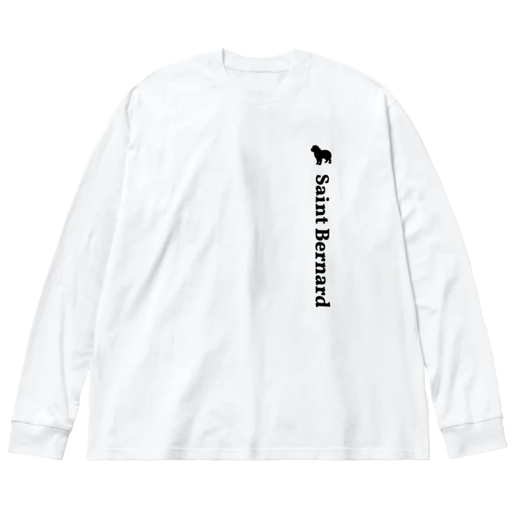 onehappinessのセントバーナード Big Long Sleeve T-Shirt