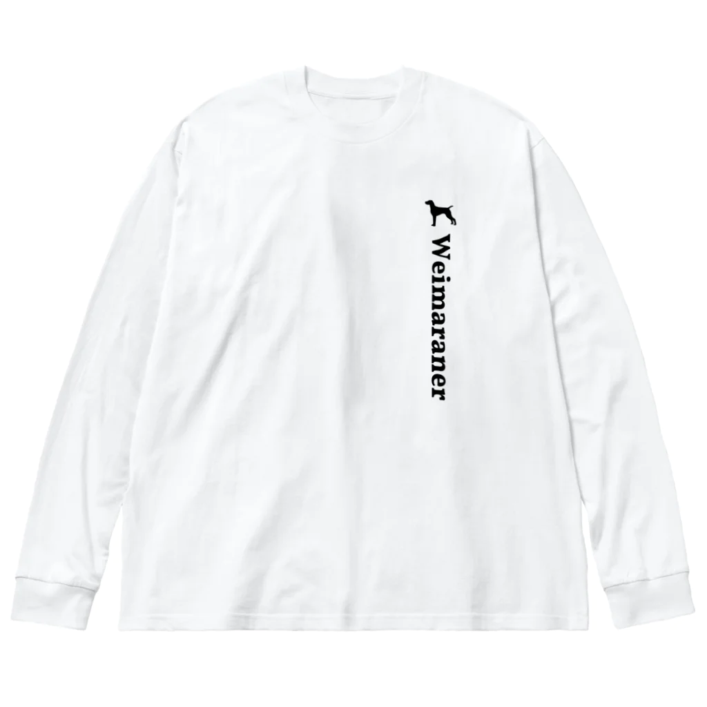 onehappinessのワイマラナー ビッグシルエットロングスリーブTシャツ