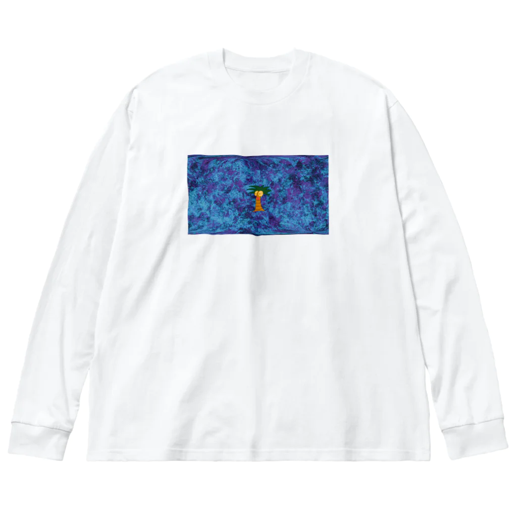 pesty_pupil designsのじゃんぐるもじゃもじゃ ビッグシルエットロングスリーブTシャツ