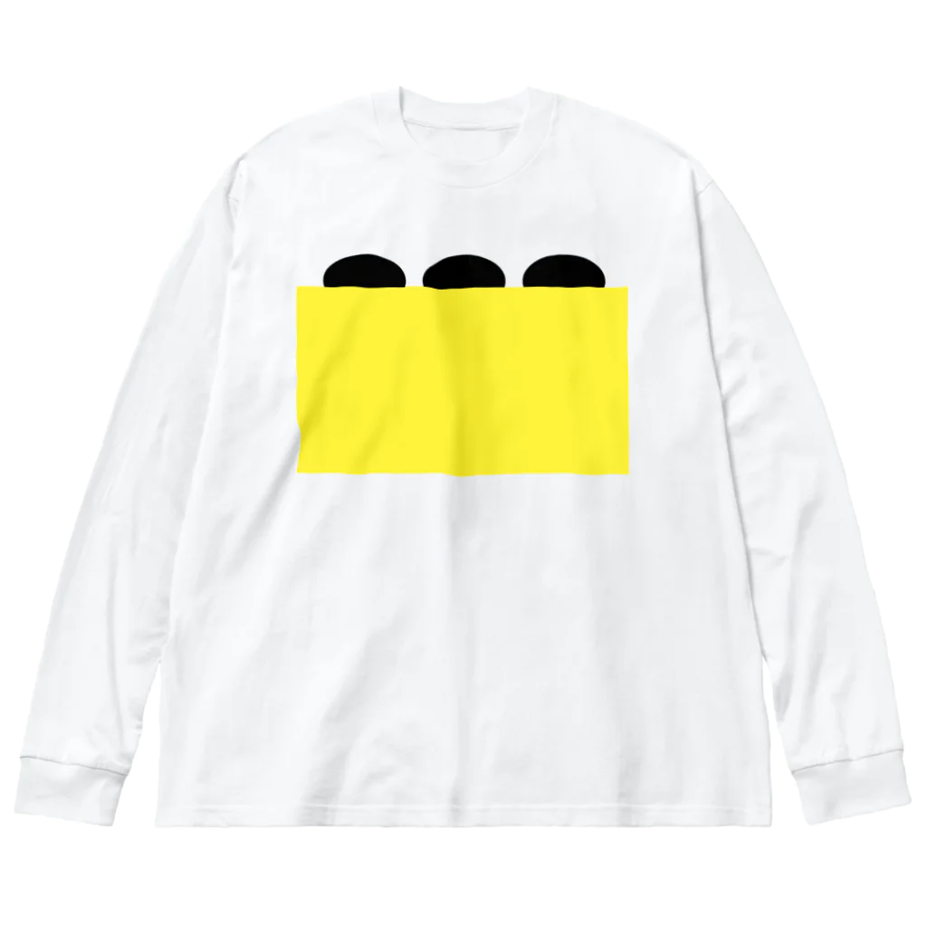 inko andの黄上の黒 Big Long Sleeve T-Shirt