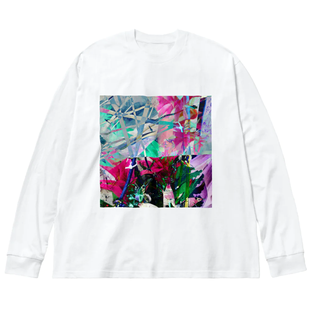 higanbanazyxpのひび割れたはーと Big Long Sleeve T-Shirt