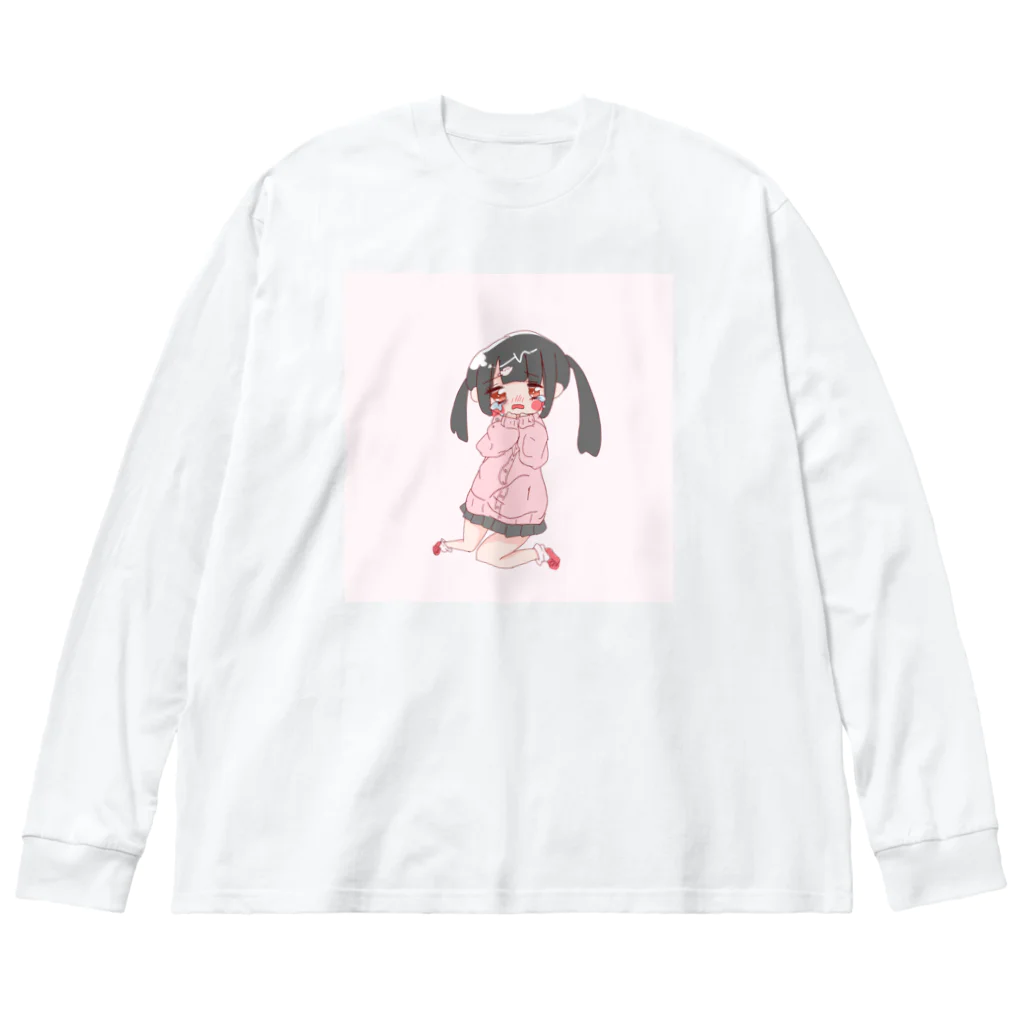 も ち だ ゆ う あ し ゃ ま(最強)のぴえん Big Long Sleeve T-Shirt